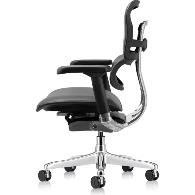 Eurotech Ergohuman LE10ERGLO-GEN2 Leather Mid Back Office Chair - right side