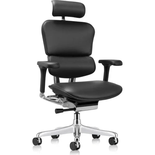 Eurotech Ergohuman LE9ERG-GEN2 Leather Office Chair with Headrest - front angle
