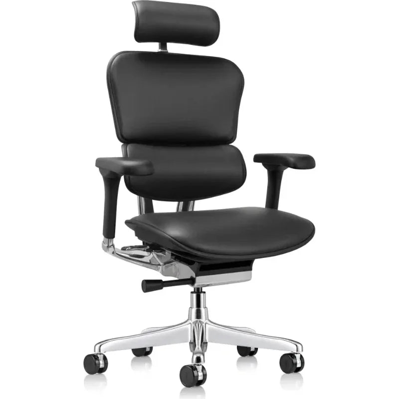 Eurotech Ergohuman LE9ERG-GEN2 Leather Office Chair with Headrest - front angle