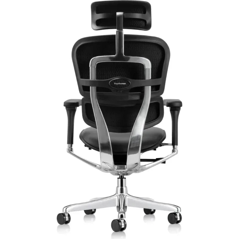 Eurotech Ergohuman LE9ERG-GEN2 Leather Office Chair with Headrest - rear