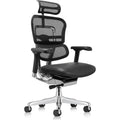 Eurotech Ergohuman LEM4ERG-GEN2 Leather Seat & Mesh Back Office Chair - front angle