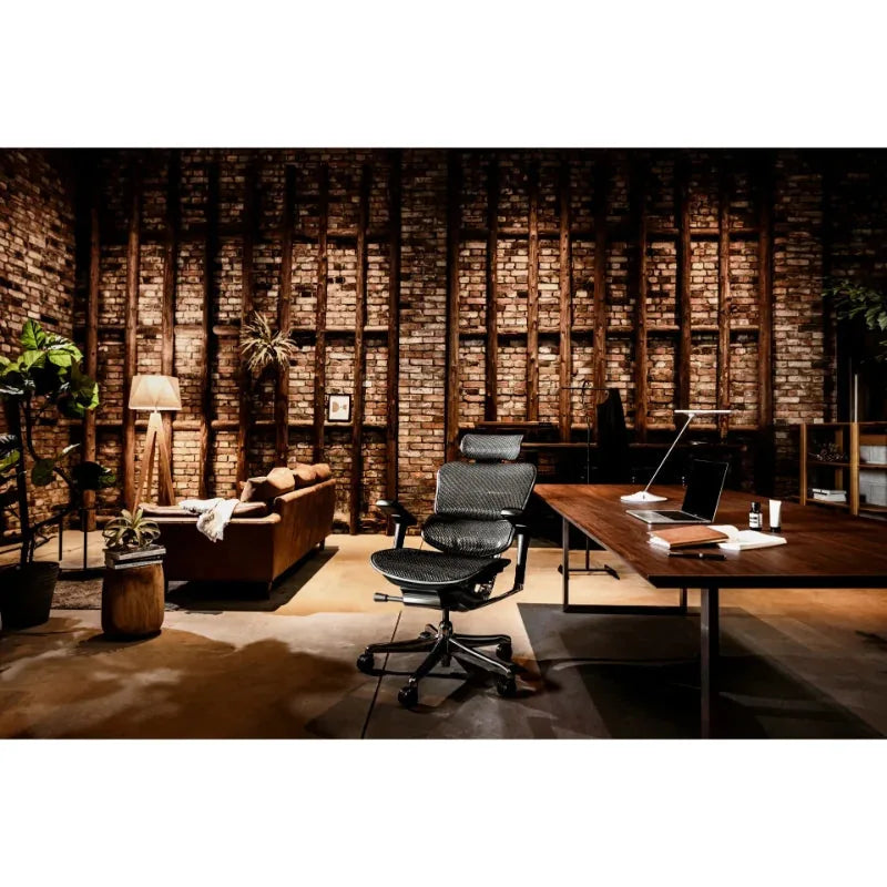 Eurotech Ergohuman ME7ERG-GEN2 All Mesh High Back Office Chair - dark office lifestyle